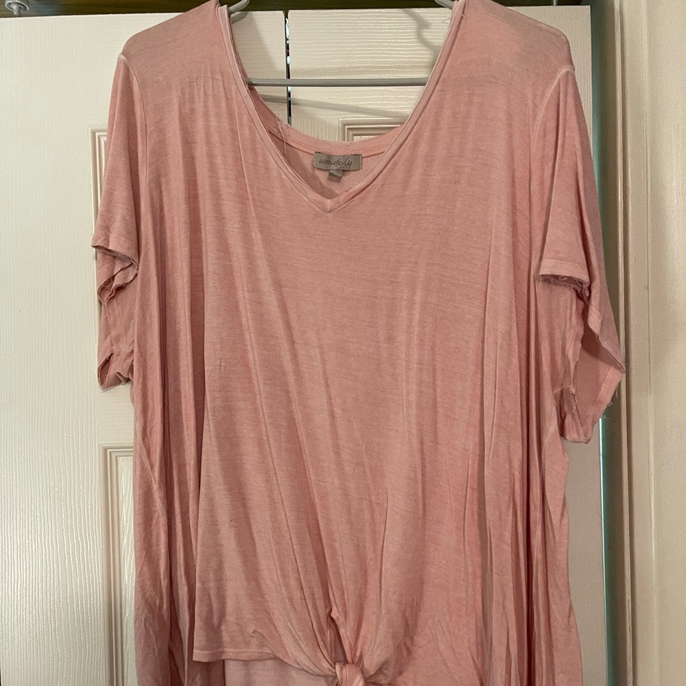 Wonderly Butter Soft Pink Top